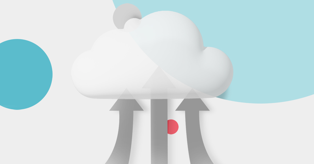 Data being migrated into a cloud network environment