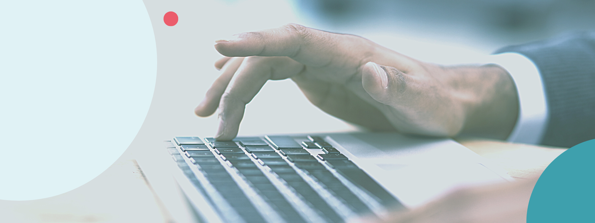 AI Prompting - A man typing on a keyboard